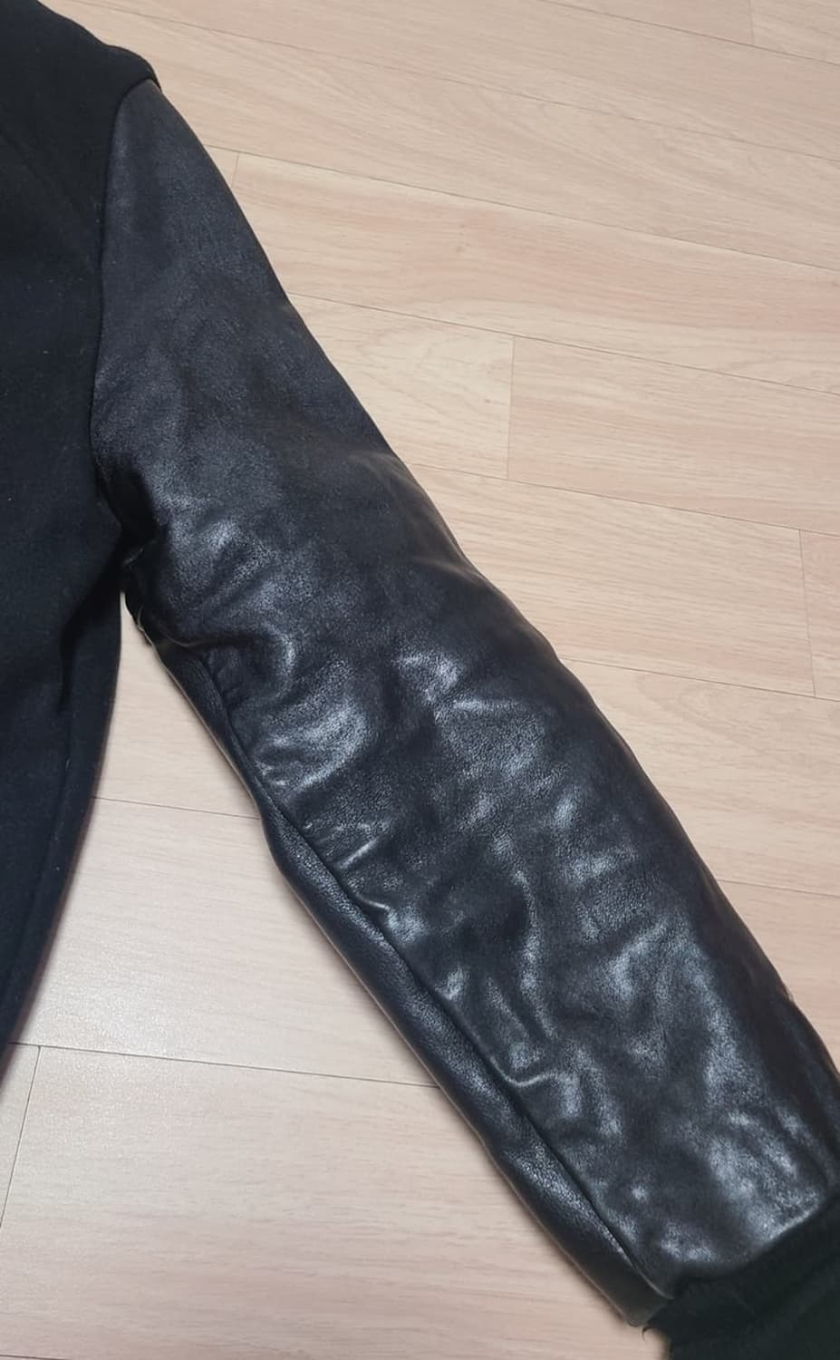 BRATSON 가죽 스타디움 바시티 자켓 상품이미지5