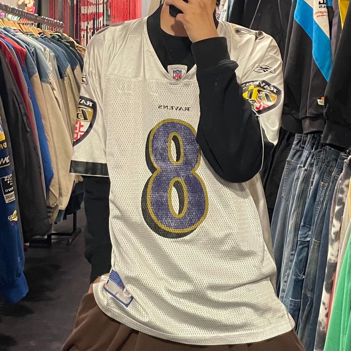 [IM]NFL X Reebok RAVENS 화이트 BOLLER No.8 상품이미지2