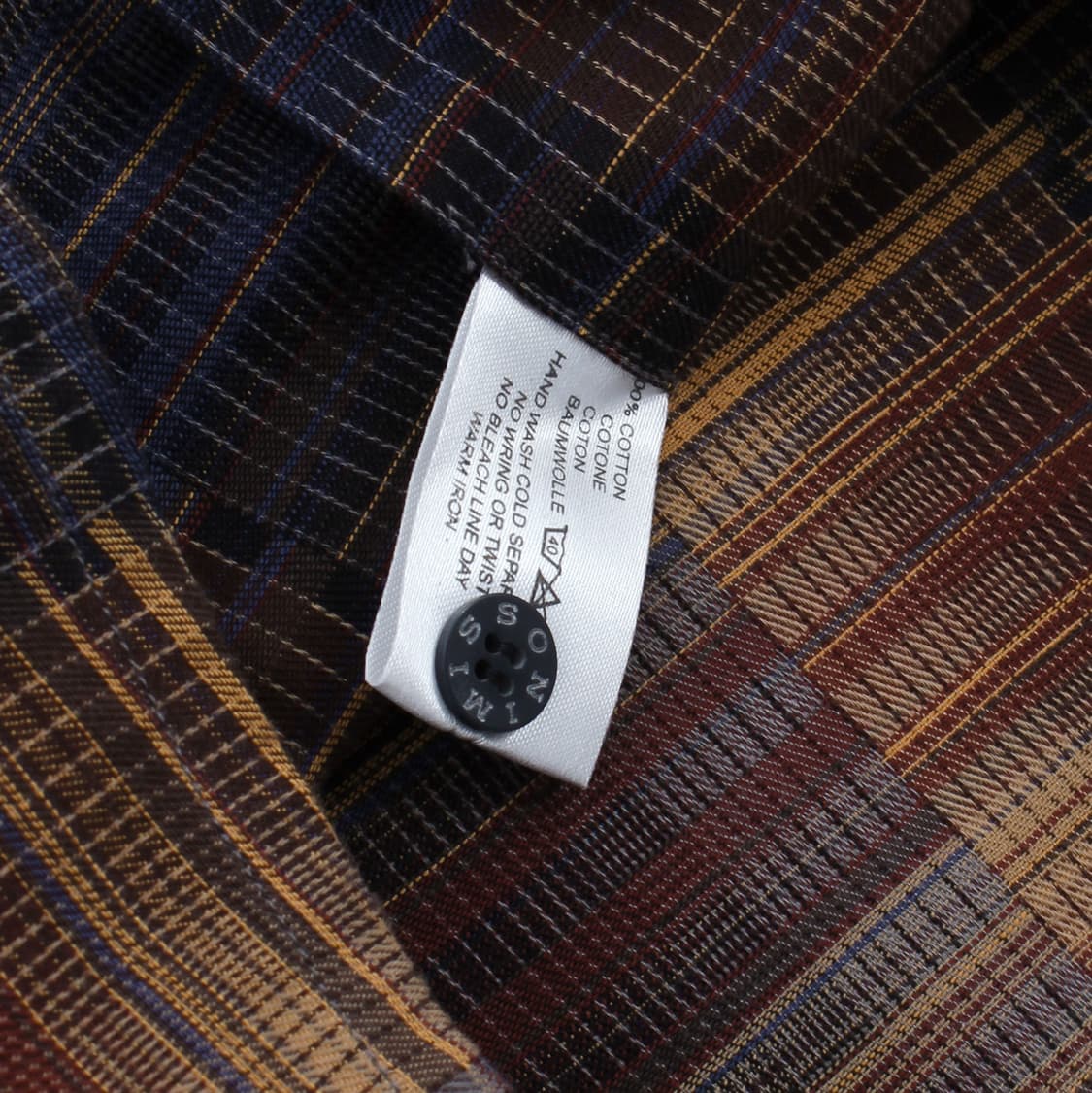 미쏘니 빈티지 체크 패턴 셔츠 상품이미지10