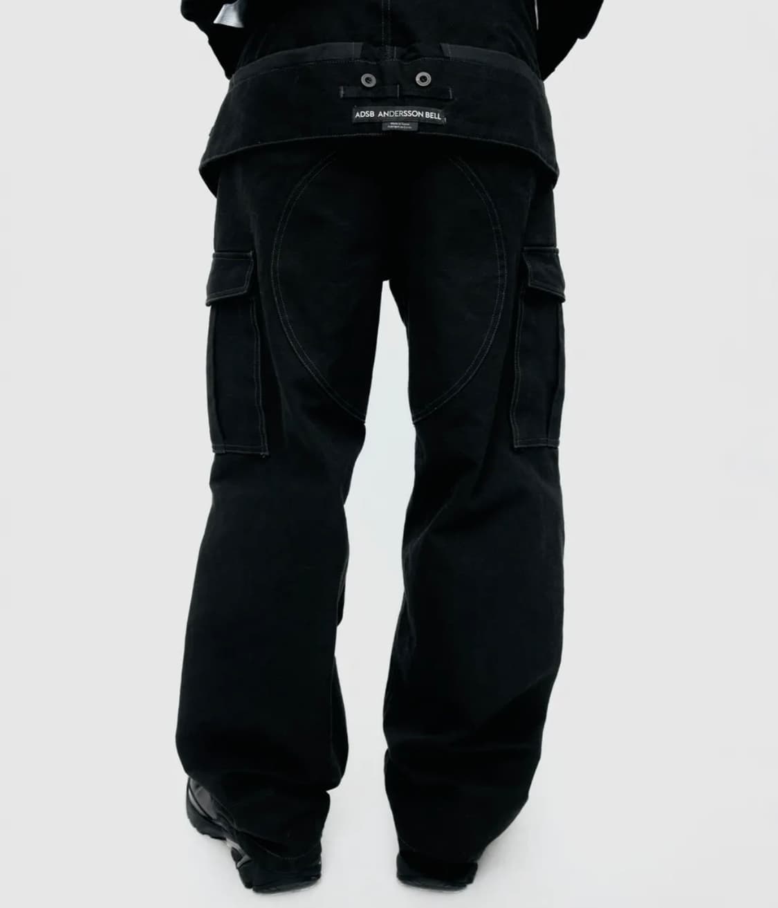 앤더슨벨 더블웨이스트 진 블랙 30 미착용 상품이미지3