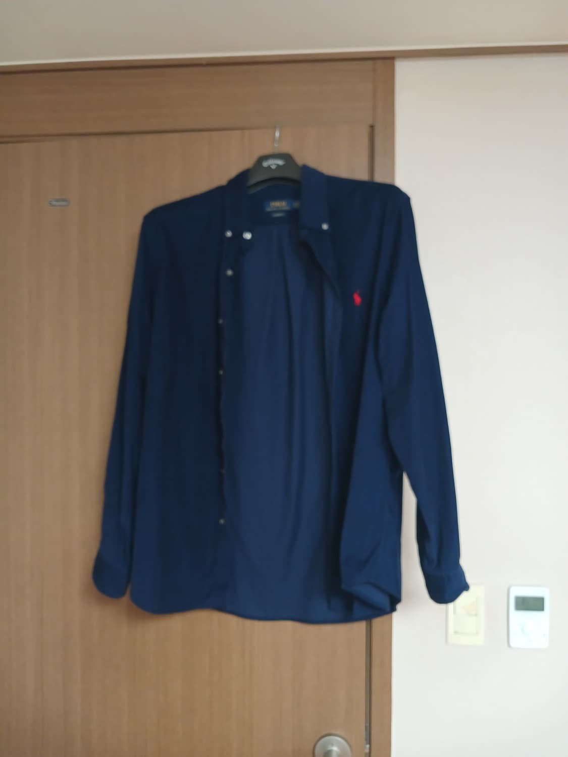 폴로 랄프로렌 네이비 코듀로이 셔츠XL 상품이미지3