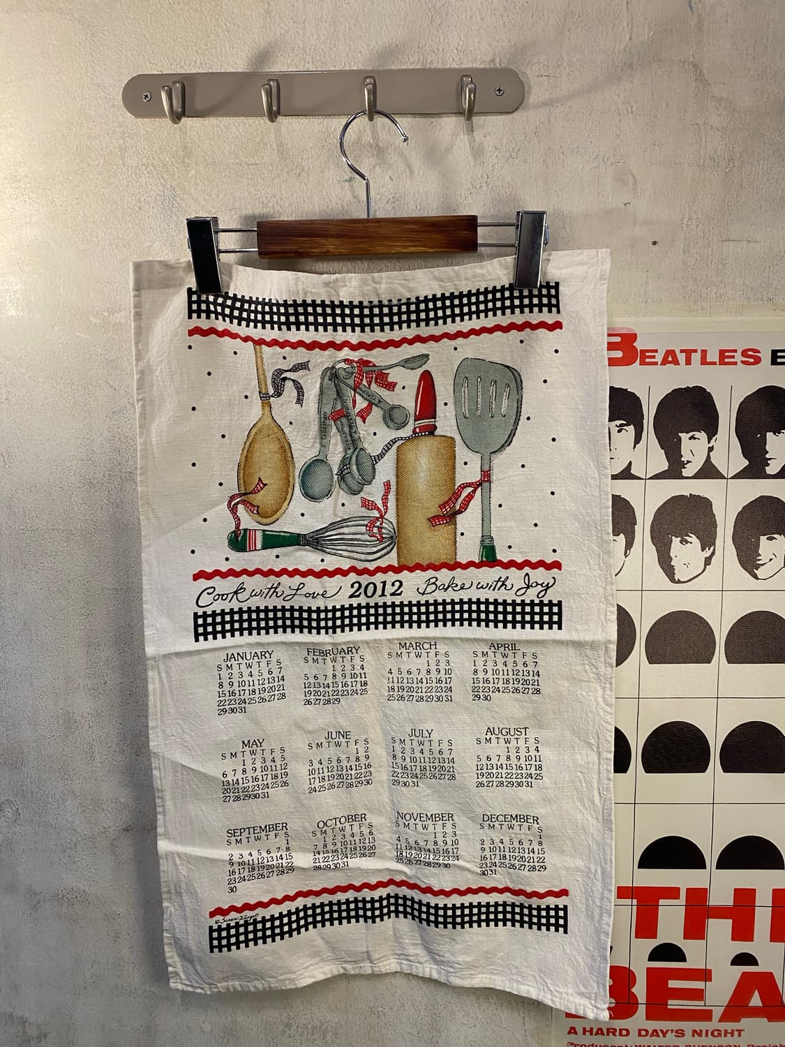 ☕️유럽 티타월 캘린더패브릭 상품이미지3