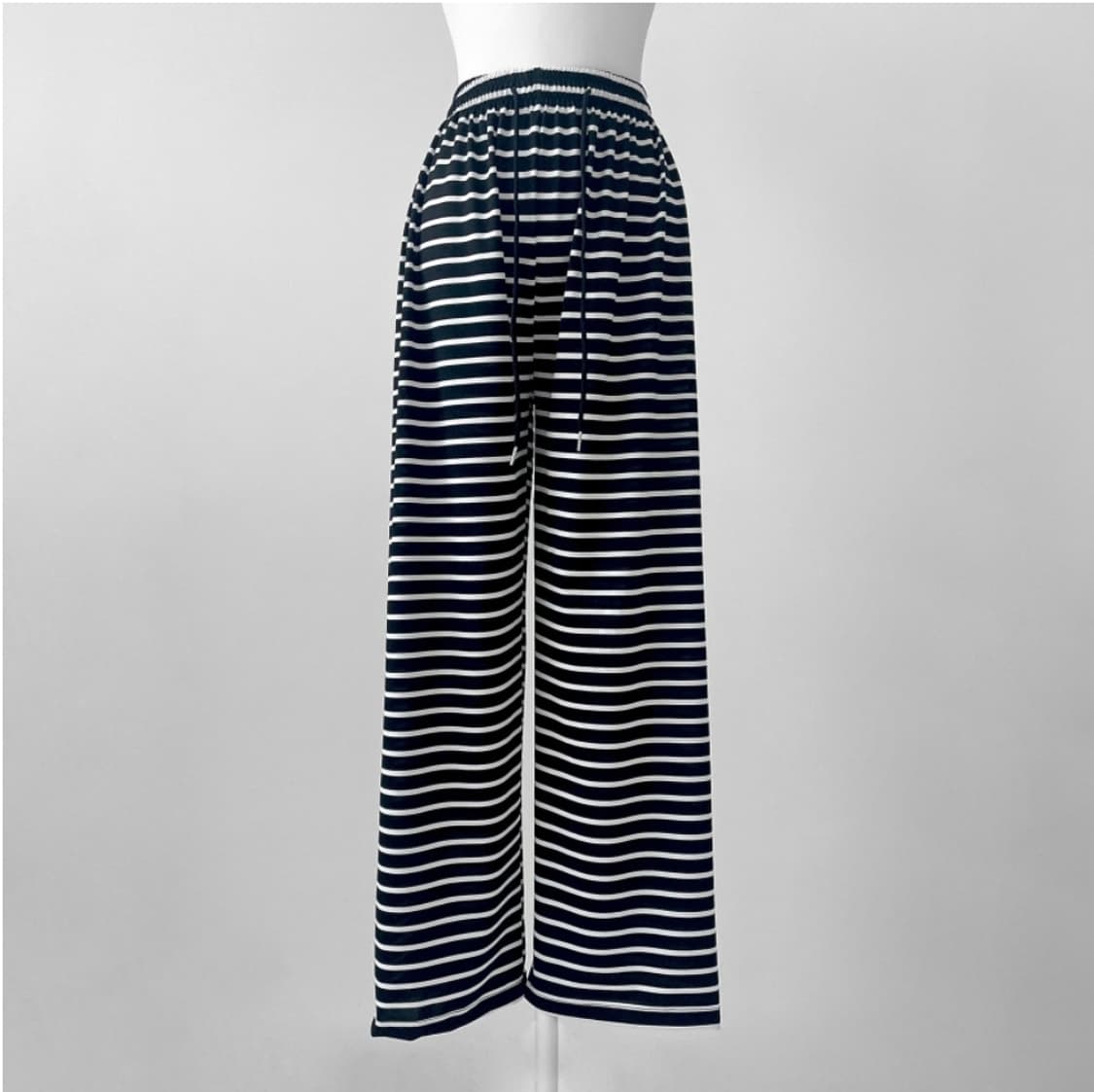 (새상품) 와이드스트라이프밴딩팬츠 트레이닝바지 상품이미지3