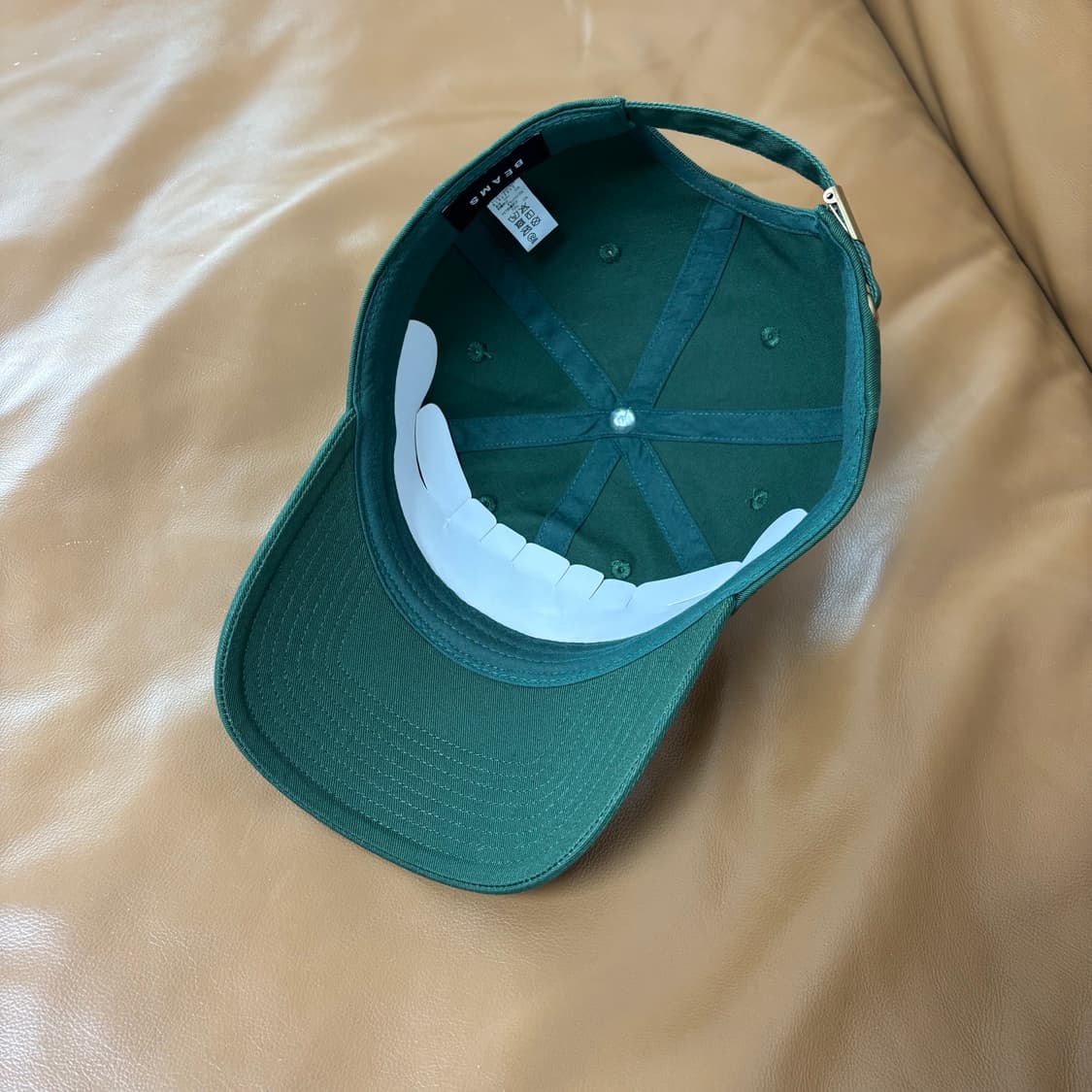 Beams 빔스 빔즈 6패널 볼캡 모자 워시드 그린 상품이미지6