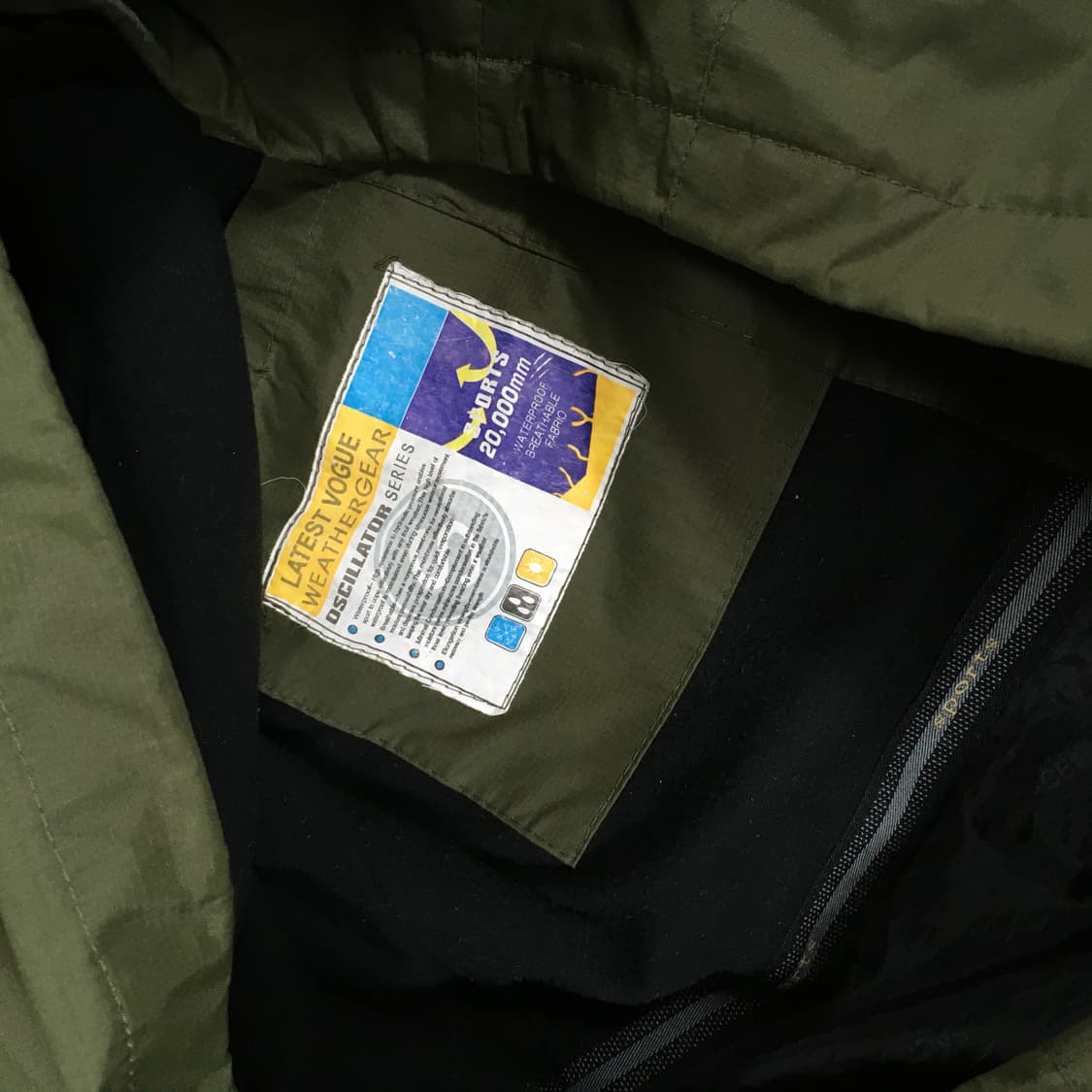 투티/A4 노스페이스 후드 바람막이 카키 L 상품이미지6