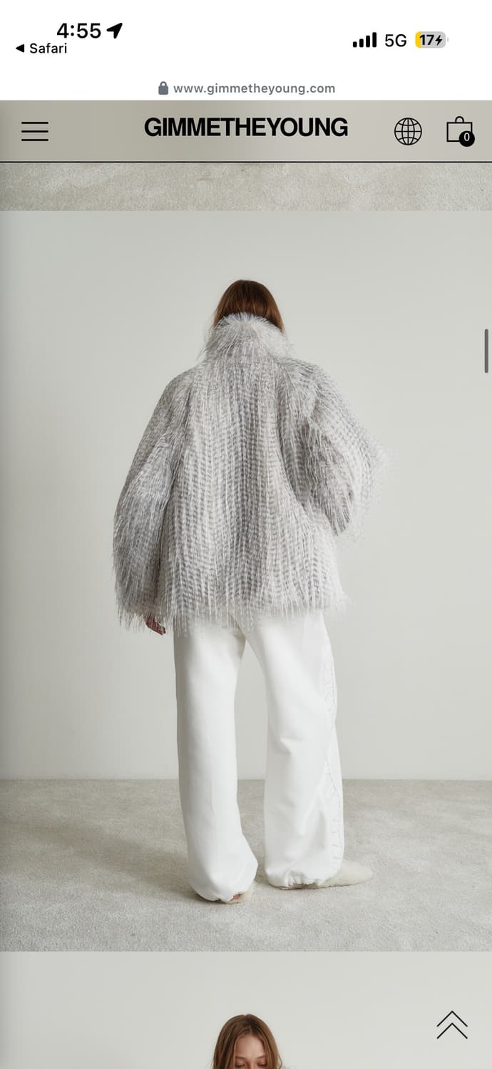  김미더영 퍼 리버시블 점퍼 퍼자켓FUR REVERSIBLE JUMPER 상품이미지5