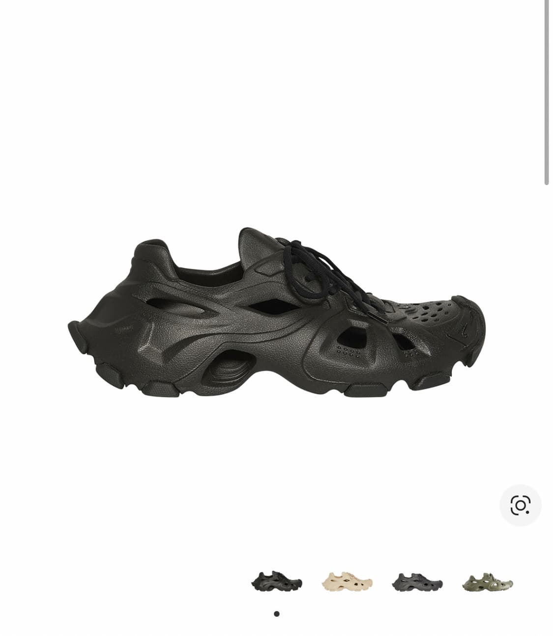 발렌시아가 HD 레이스업 스니커즈 블랙(41) 상품이미지1