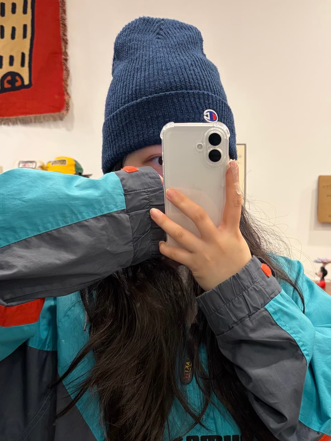 Champion 챔피온 립 니트 커프 비니 상품이미지2