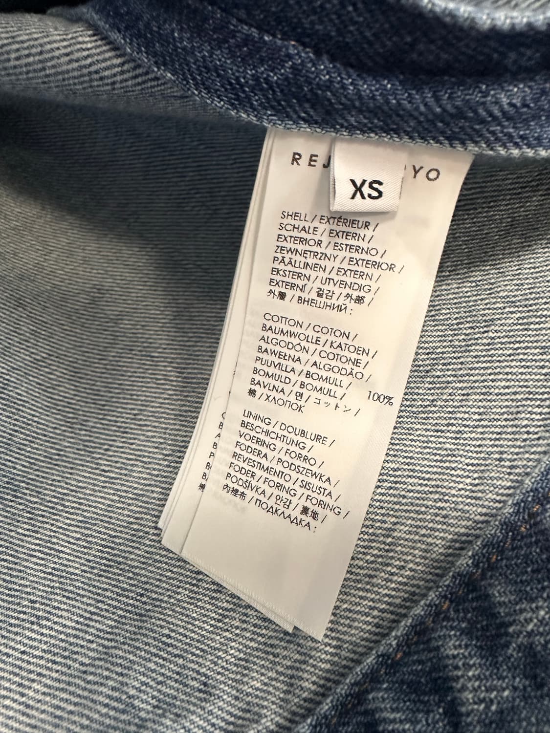 (XS)레지나표 노카라 데님 자켓 상품이미지7