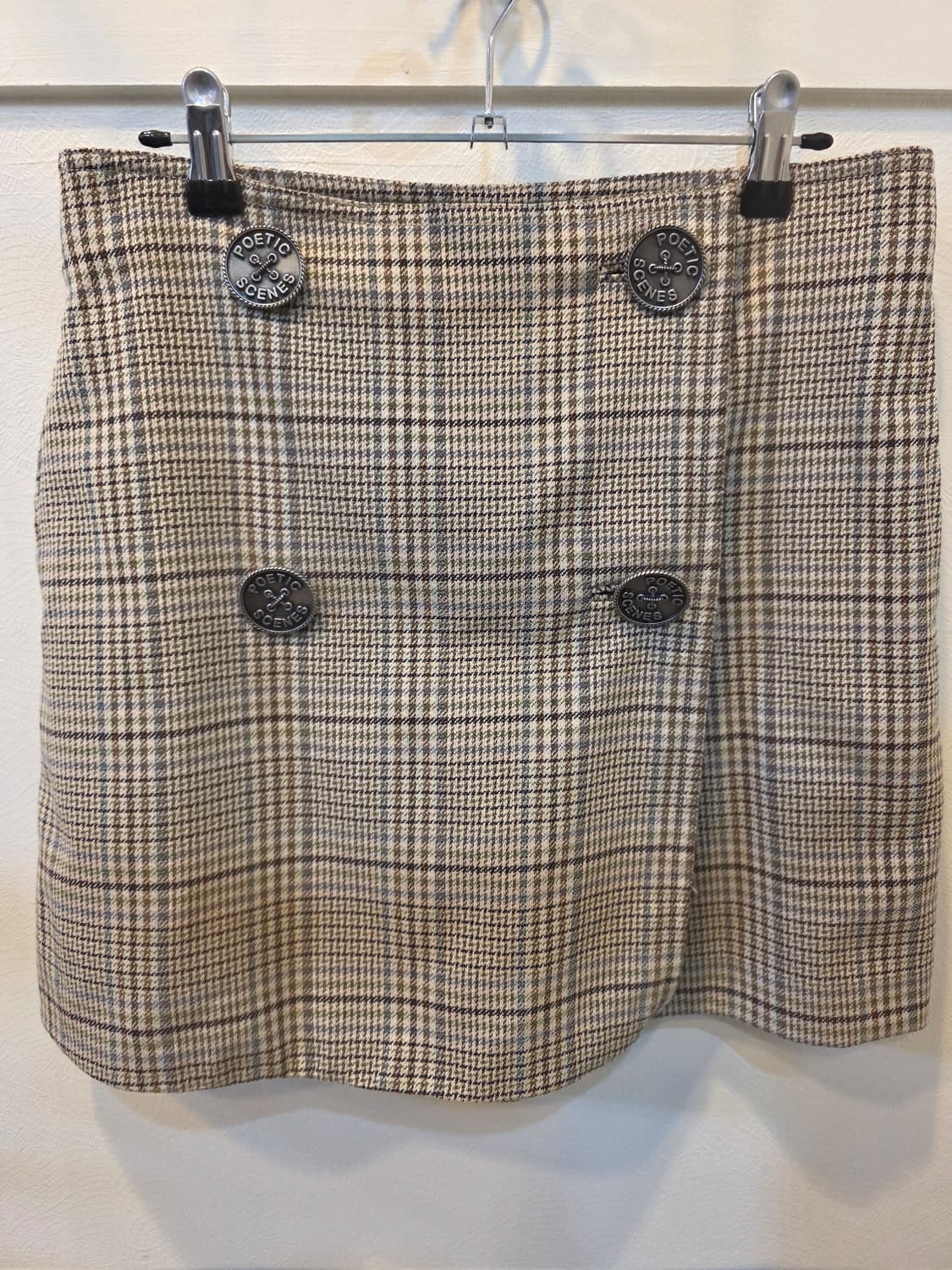 한섬 체크무늬 치마바지 상품이미지1