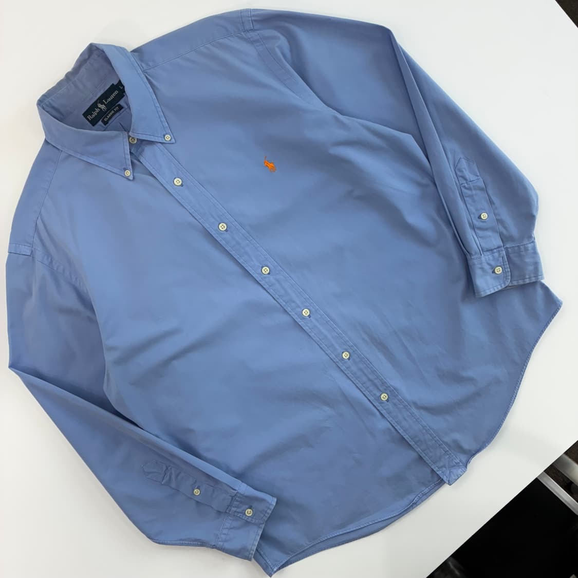 Polo  폴로 랄프로렌 자수 코튼 소라 셔츠 상품이미지2