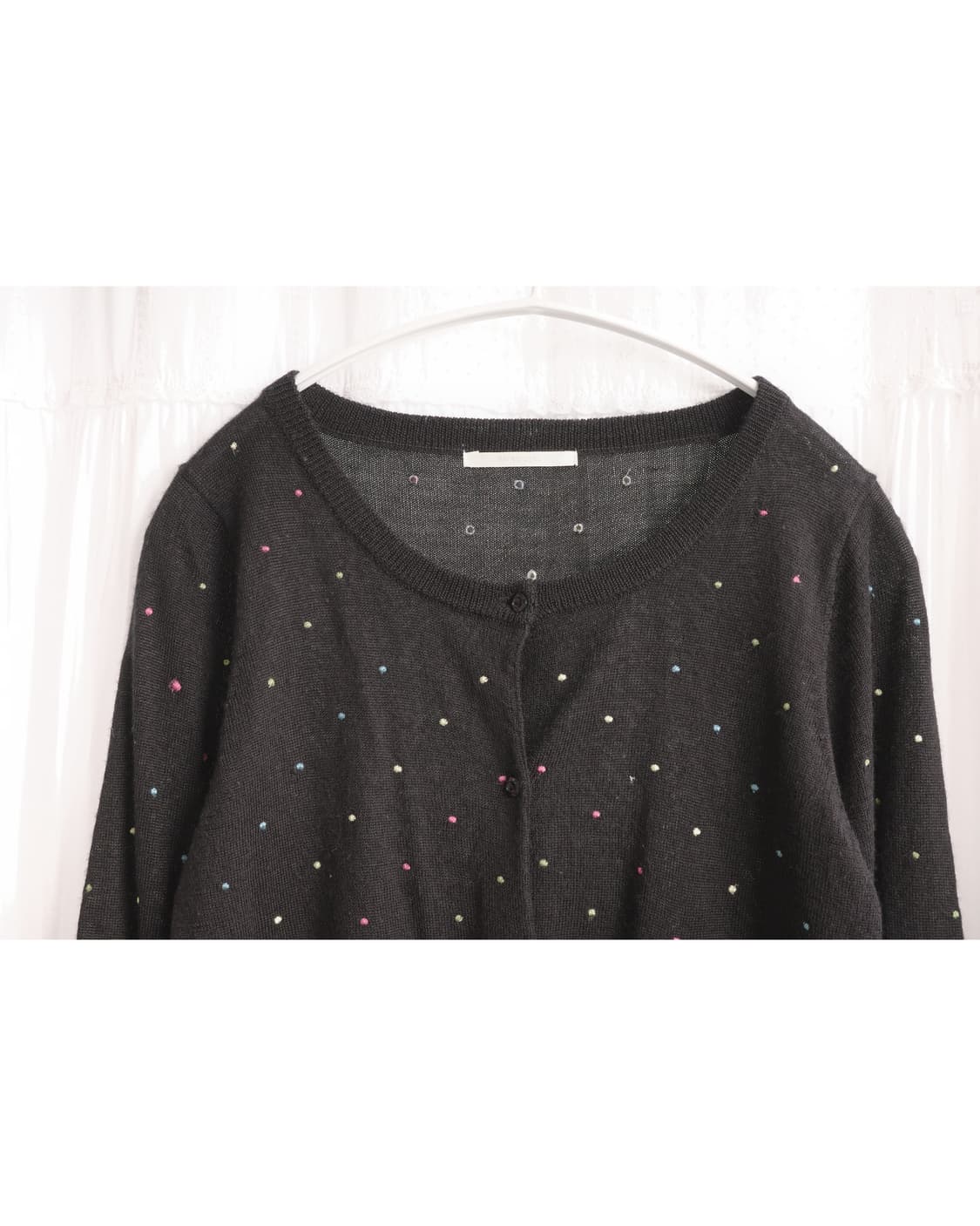 Retro girl dot cardigan 상품이미지3