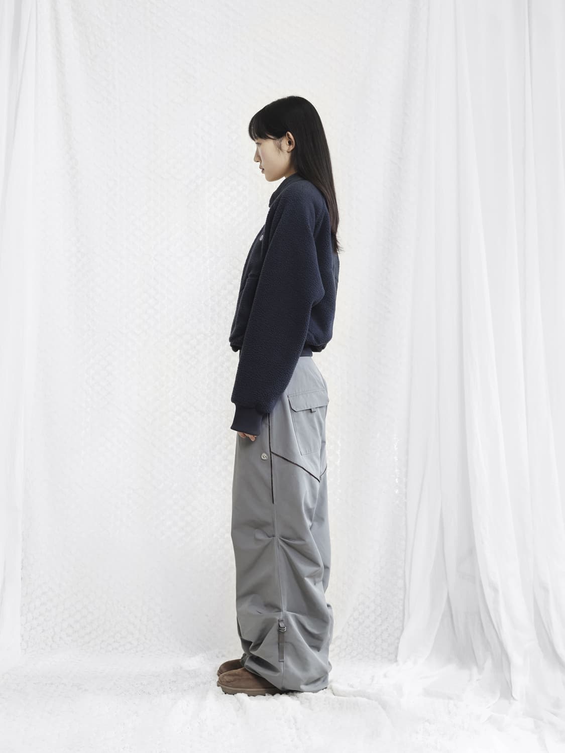 스마트어반유즈풀 (코이세이오) Strap Line Pants 그레이 상품이미지4