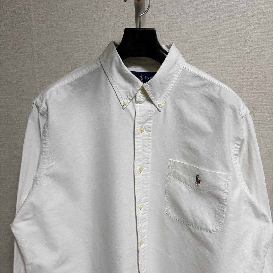 폴로 랄프로렌 클래식핏 포켓 옥스포드 셔츠 / 화이트, L 상품이미지2