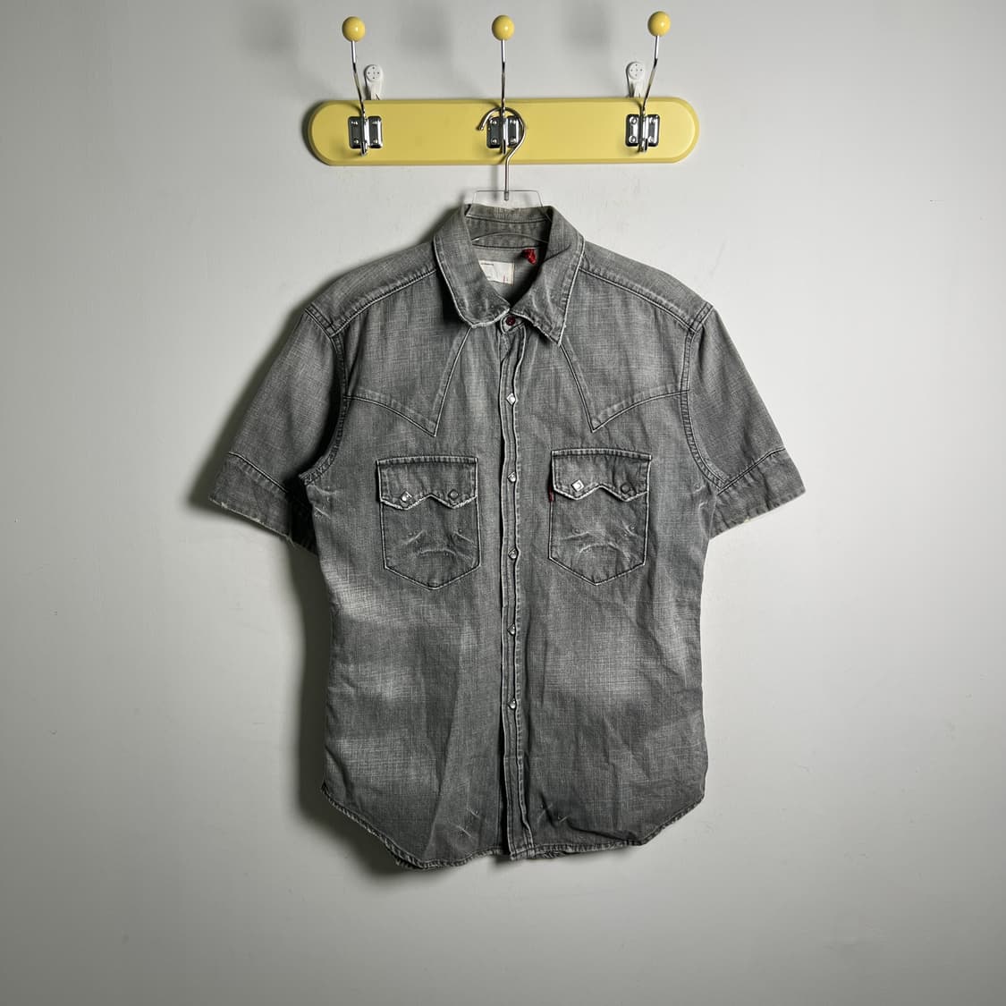 리바이스 레드루프 웨스턴 데님 반팔 셔츠 L 상품이미지2