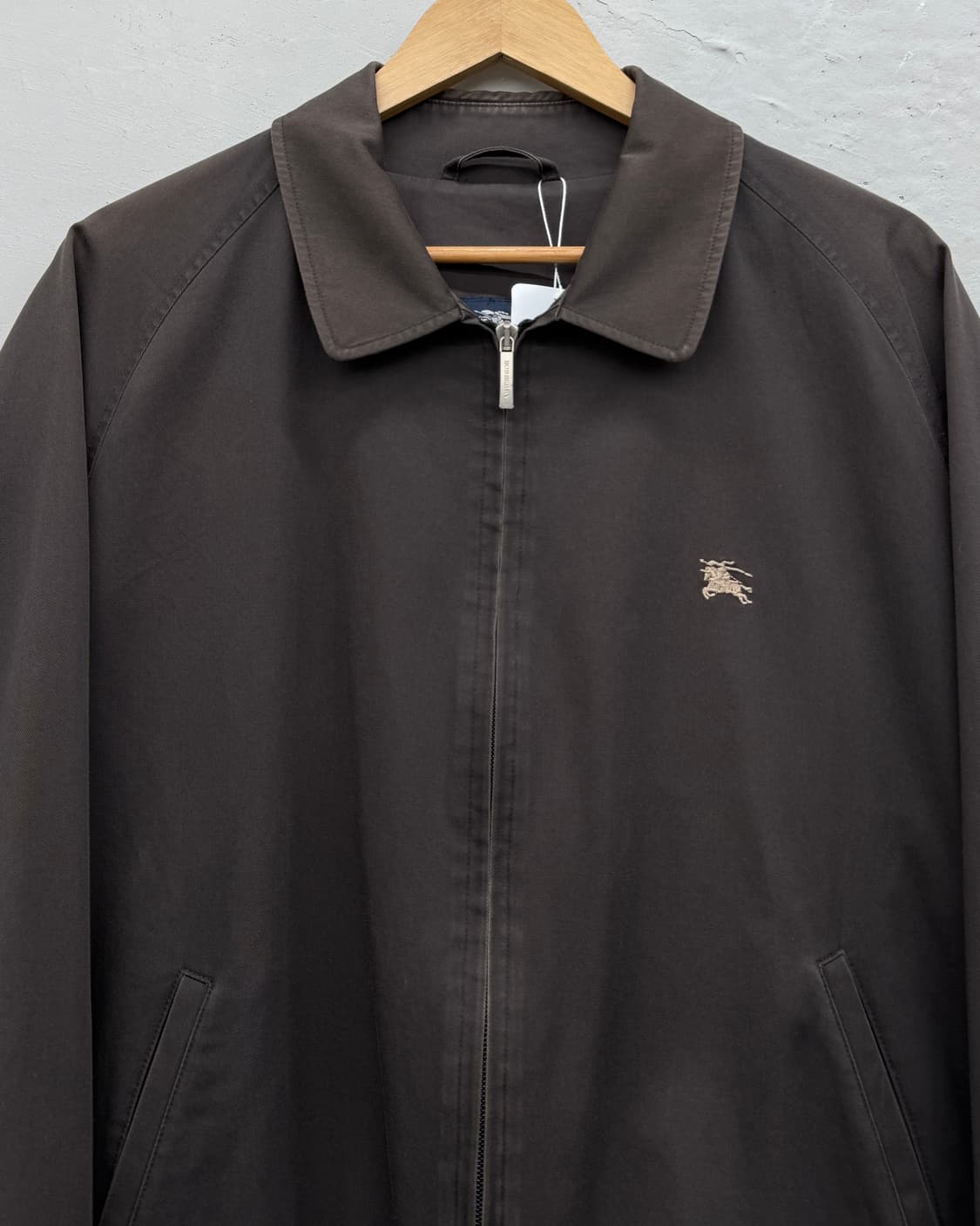 Burberry 00s 코튼쉘 블루종 자켓 상품이미지2