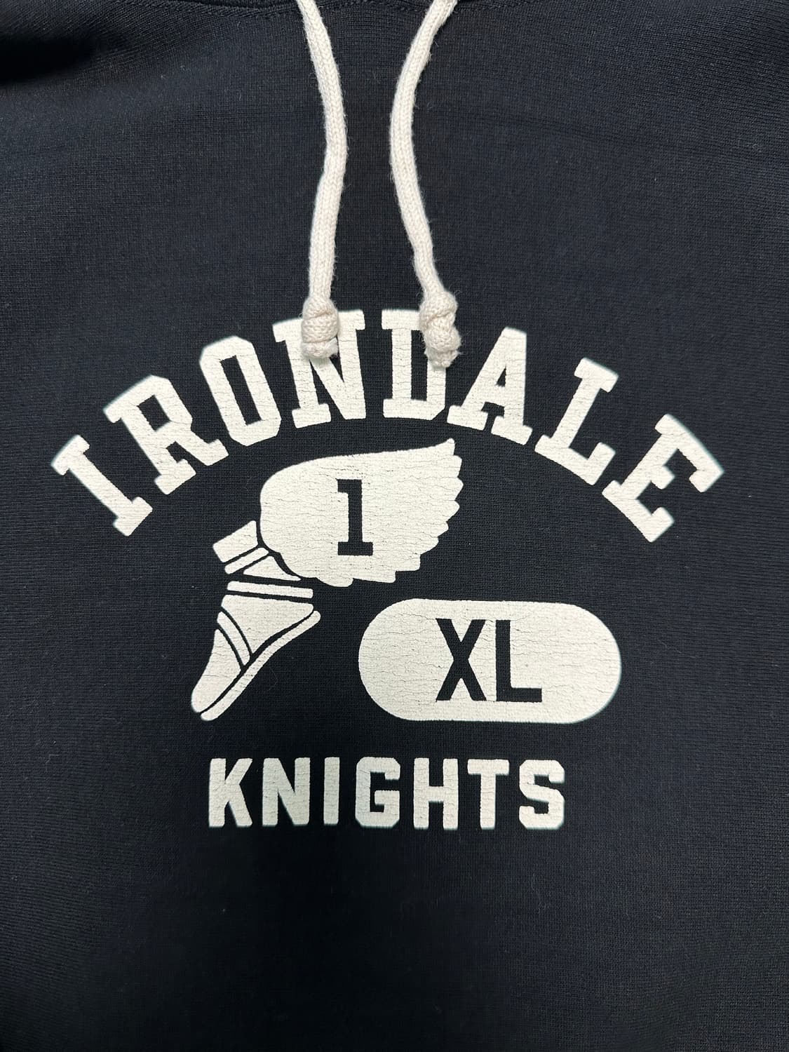웨어하우스 484 후드 스웻셔츠 XL 블랙 "Irondale" 상품이미지2