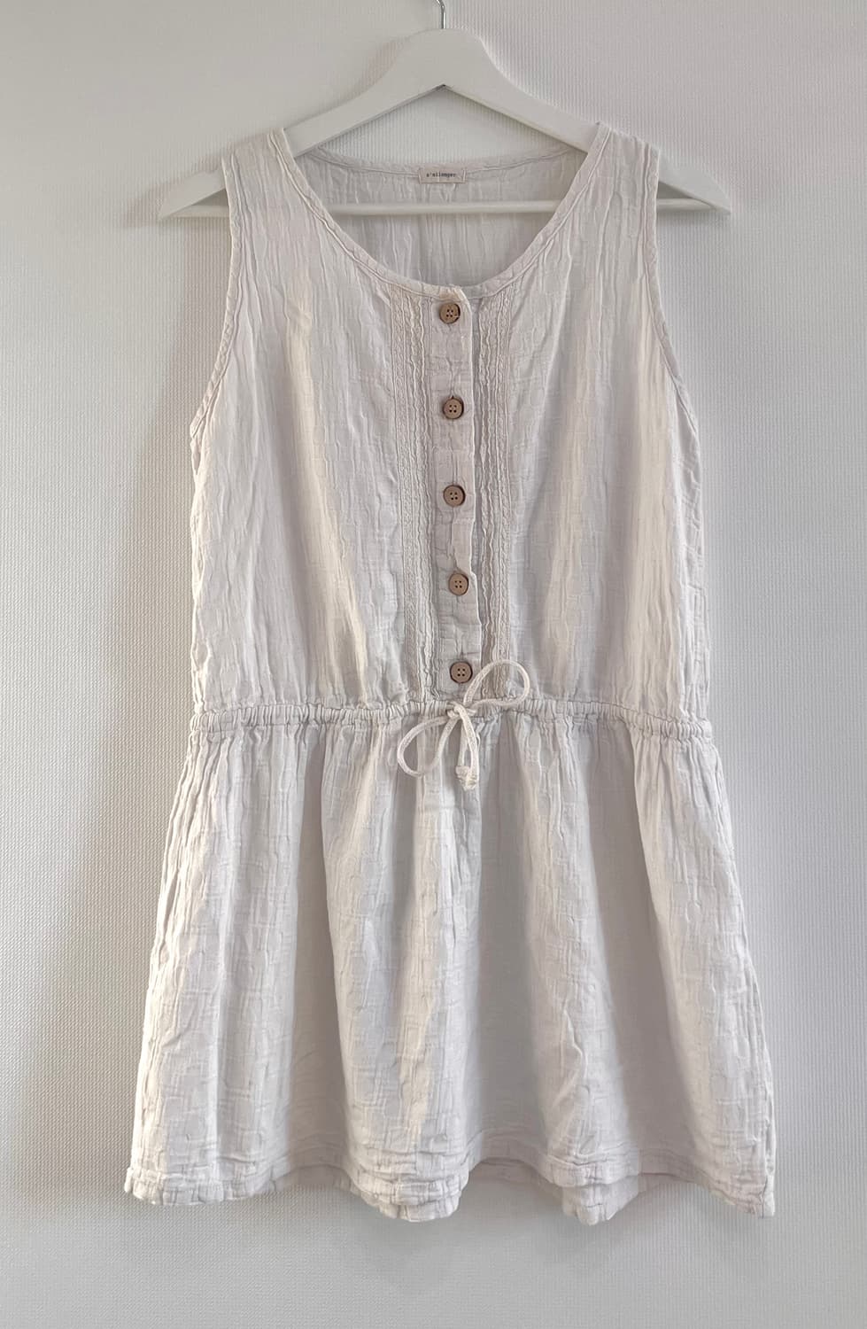 면 나시 원피스 상품이미지1