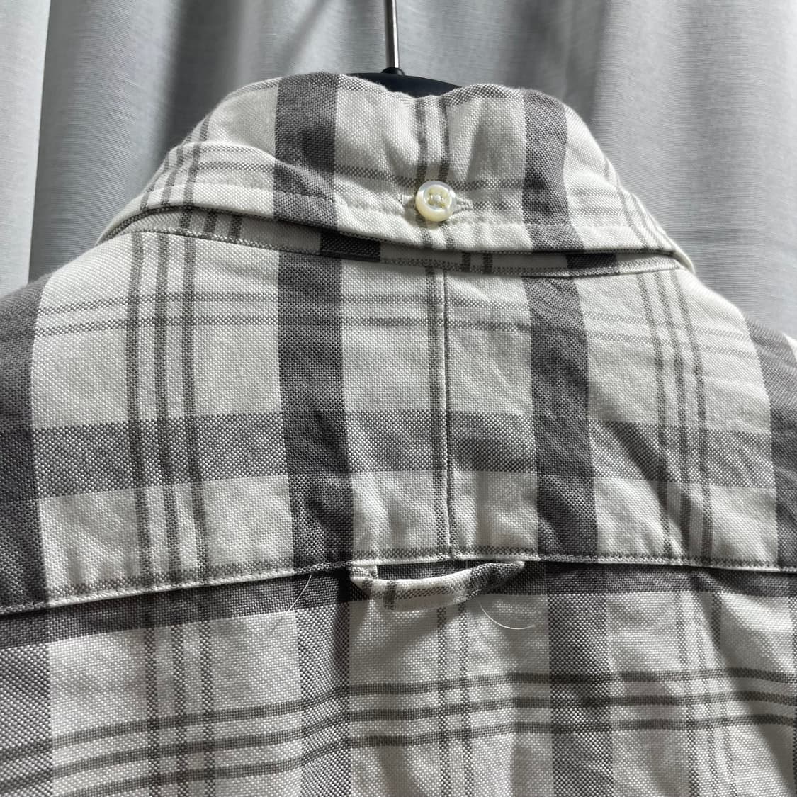 톰브라운/ 트리콜로 테이핑 그레이 체크 셔츠/ 3 상품이미지5