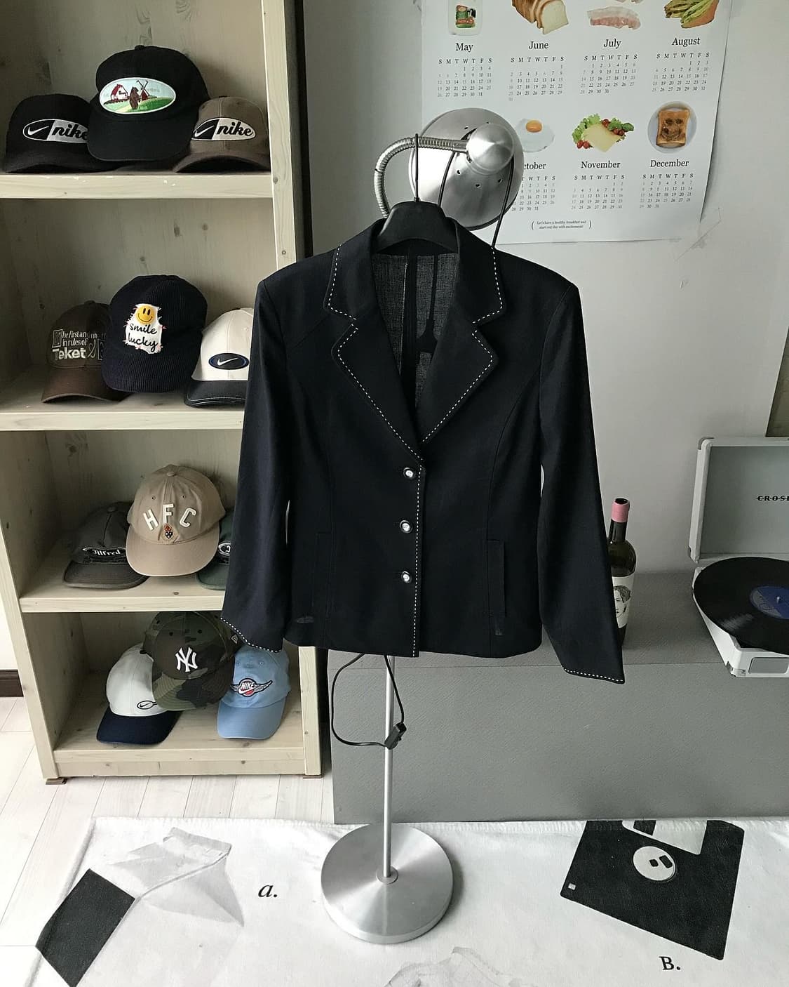 꾸레쥬 스티치 리넨 자켓 상품이미지2