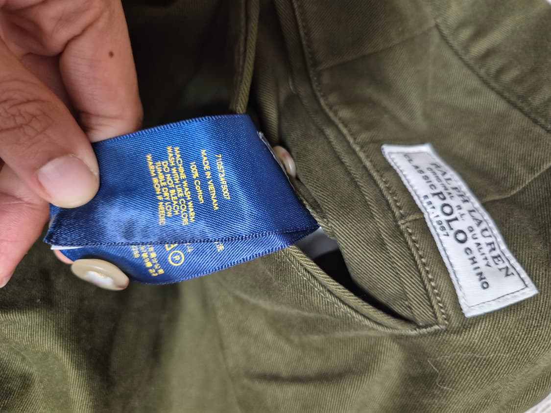 (새상품) 폴로 랄프로렌 치노팬츠  면바지 슬랙스 33 상품이미지8