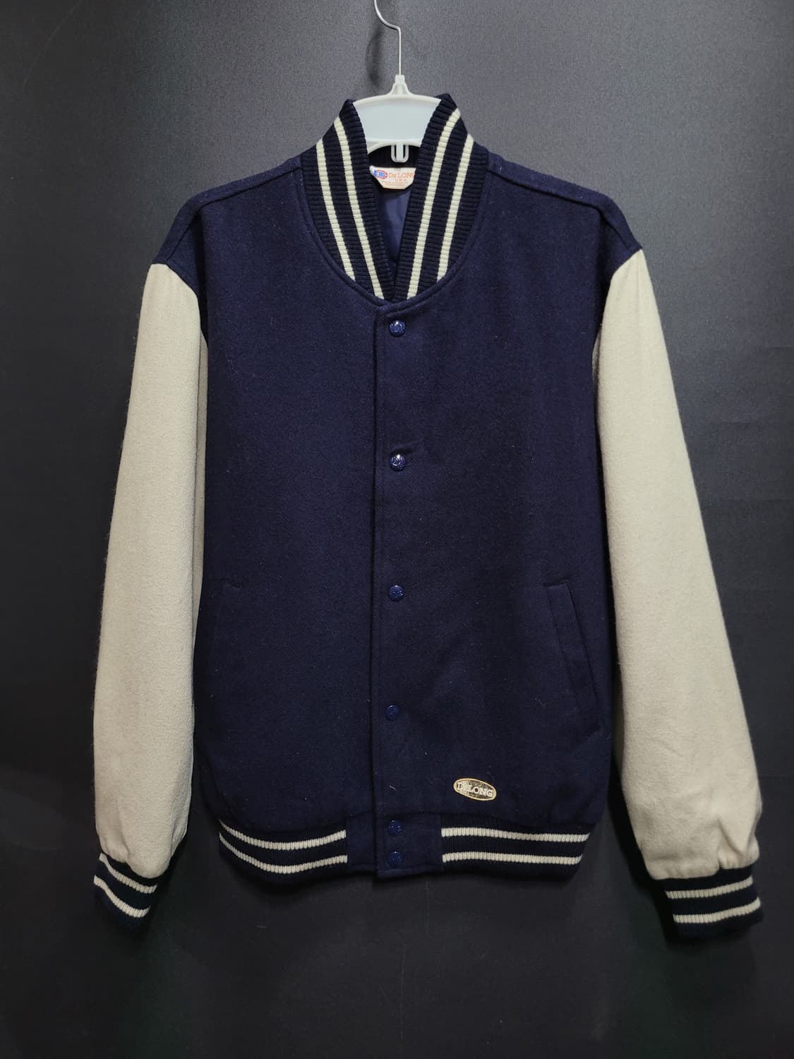 DELONG 빈티지 바시티 울자켓 상품이미지1