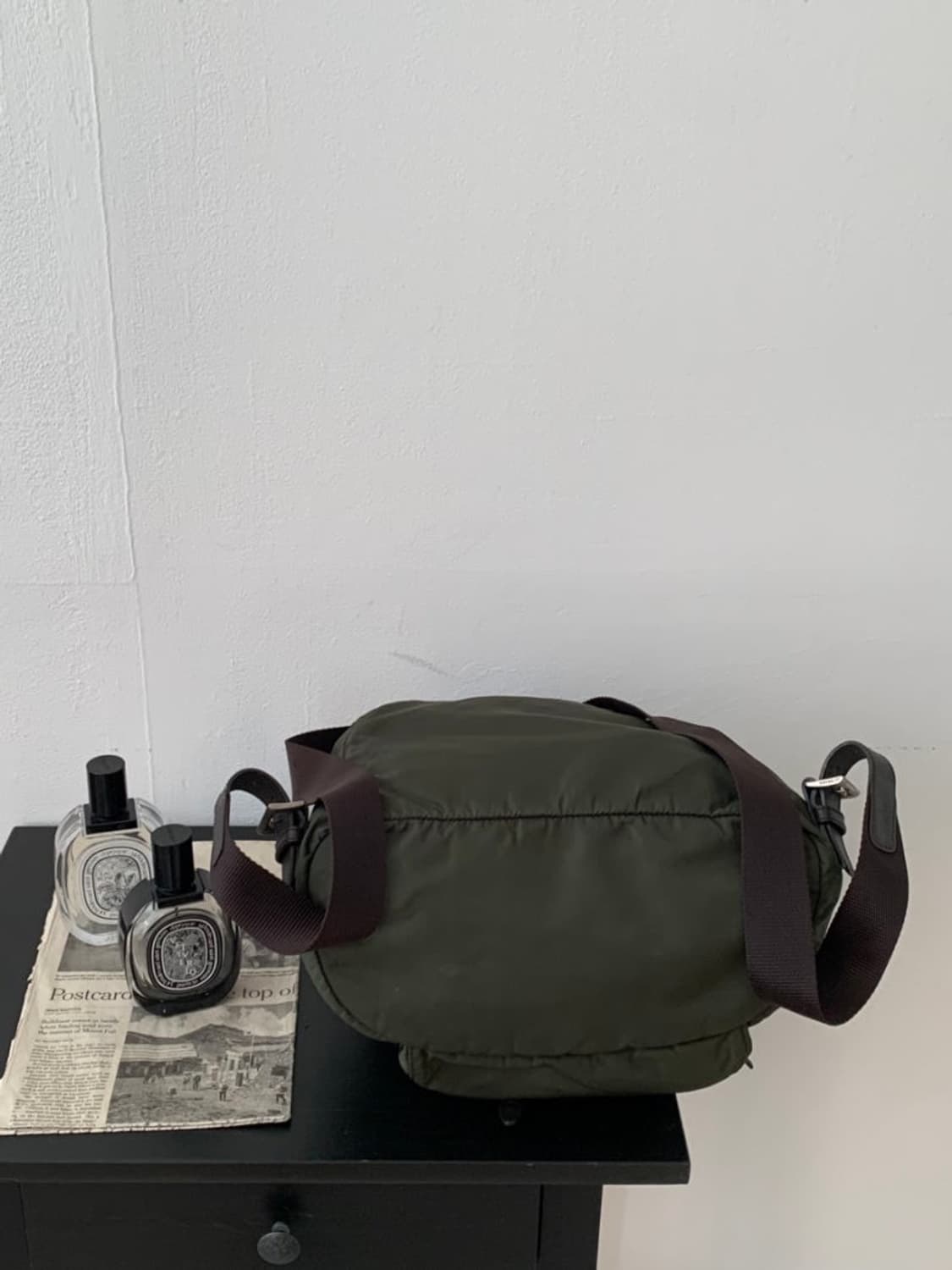 빈티지 프라다 포코노 백팩 카키 상품이미지6