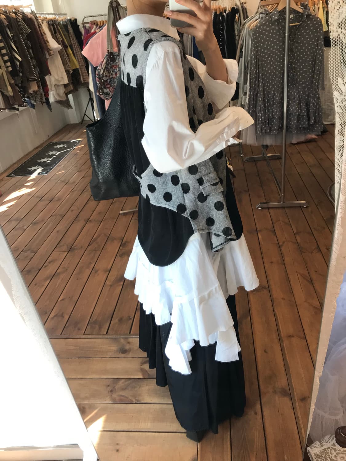 꼼데가르송 레이어드 디테일 셔츠 원피스 상품이미지3