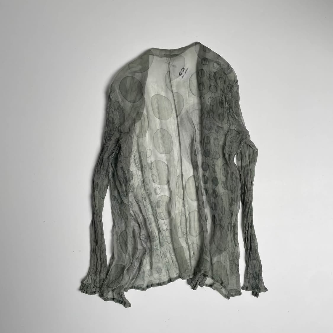 Transit 실크 서클 패턴 머플러 가디건 세트 상품이미지8