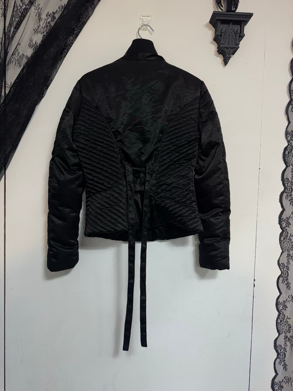 Back Shirring Puffer Jacket 상품이미지2