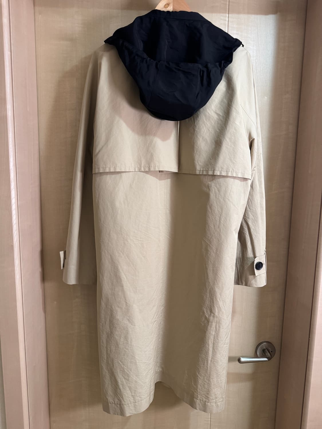 타임옴므 24ss 후드탈부착 트렌치코트 베이지 105 상품이미지3