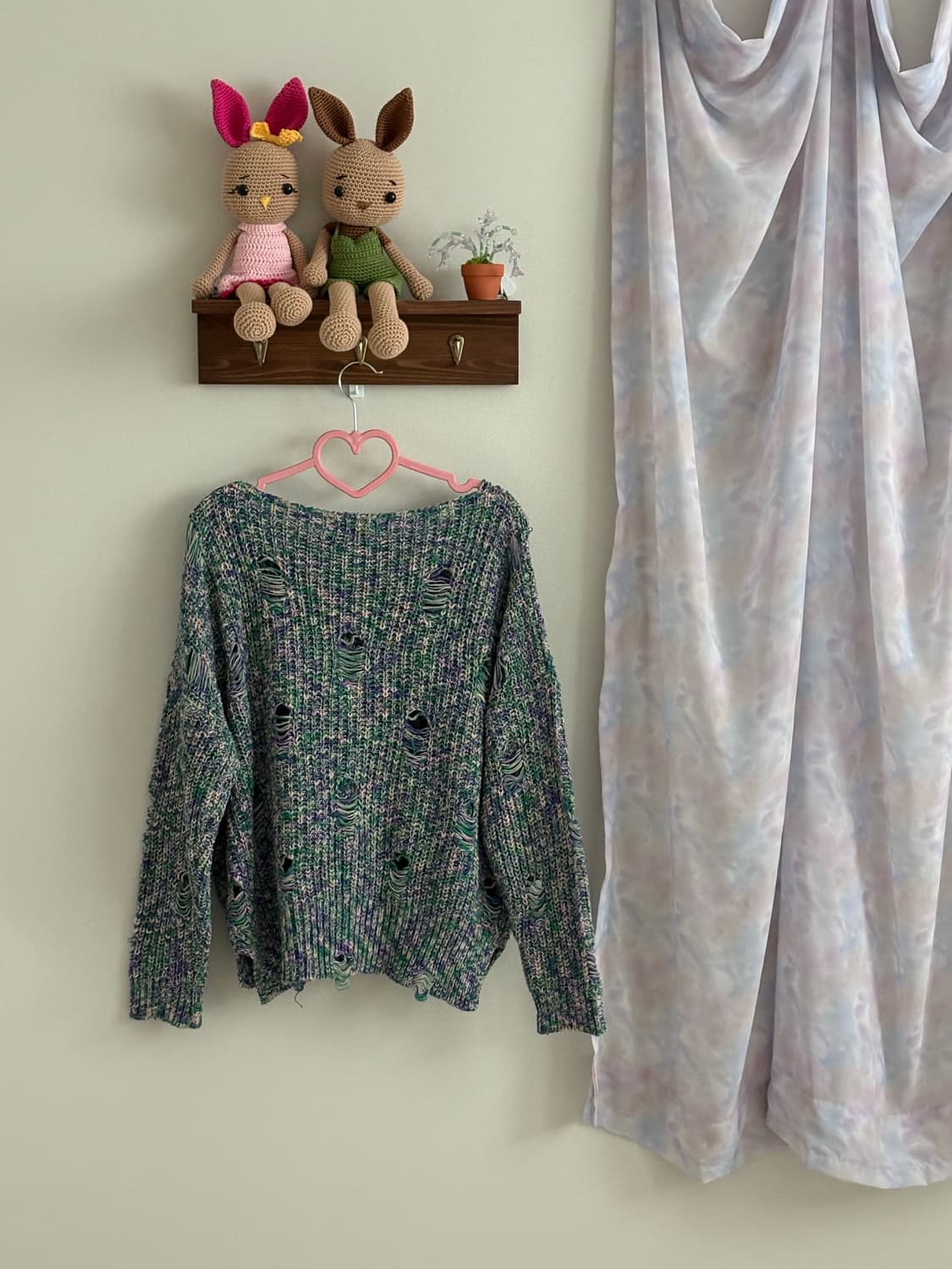 데미지 니트 상품이미지2