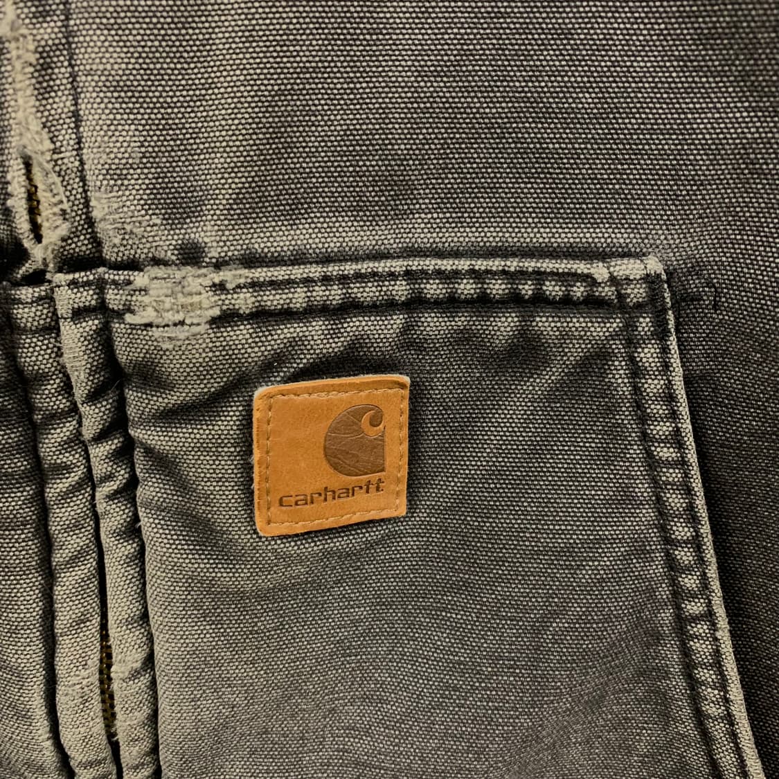 칼하트 og 가죽탭 워크 자켓 상품이미지4