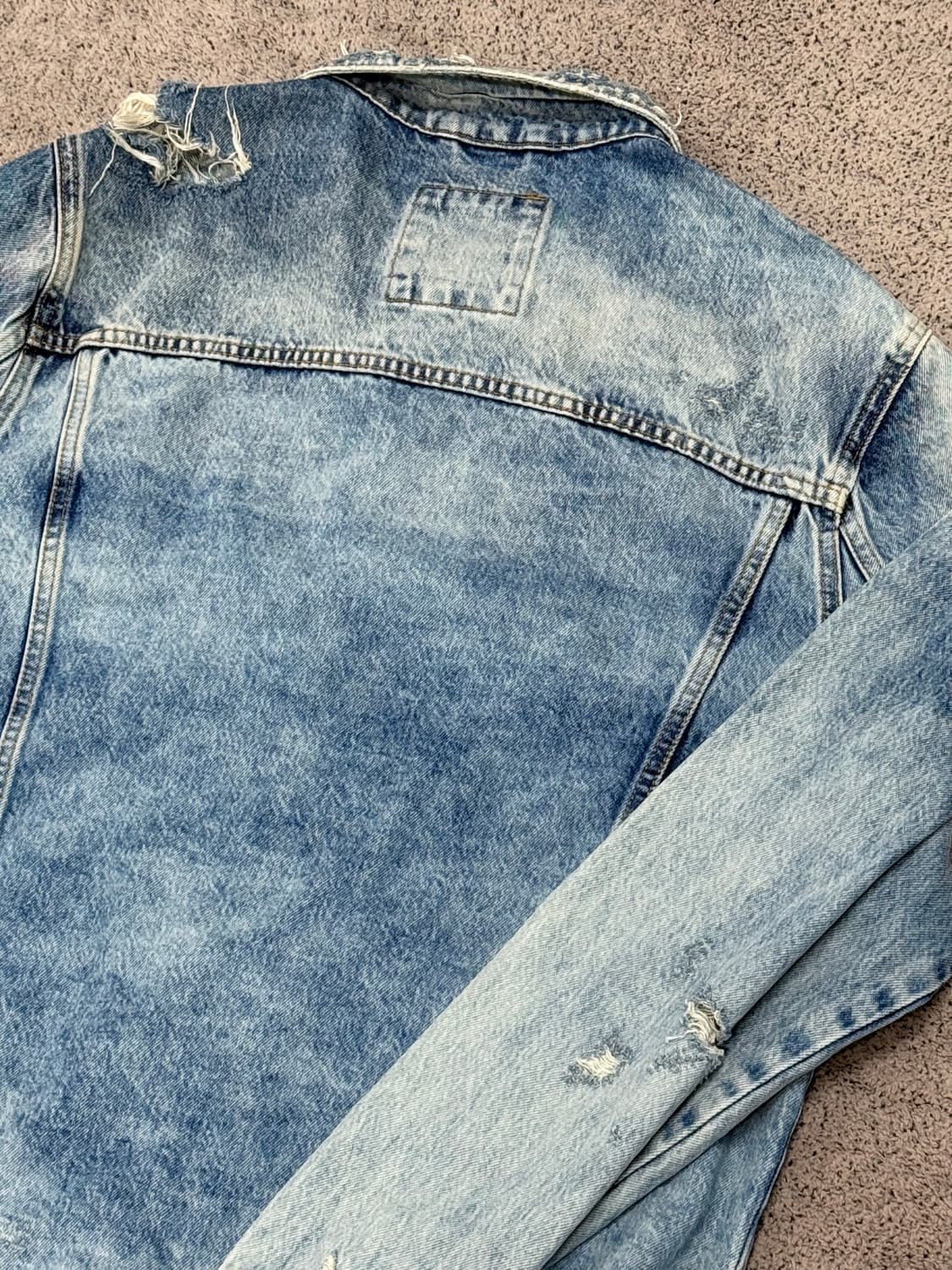 (XL) 자라 디스트로이드 데님 자켓 상품이미지3