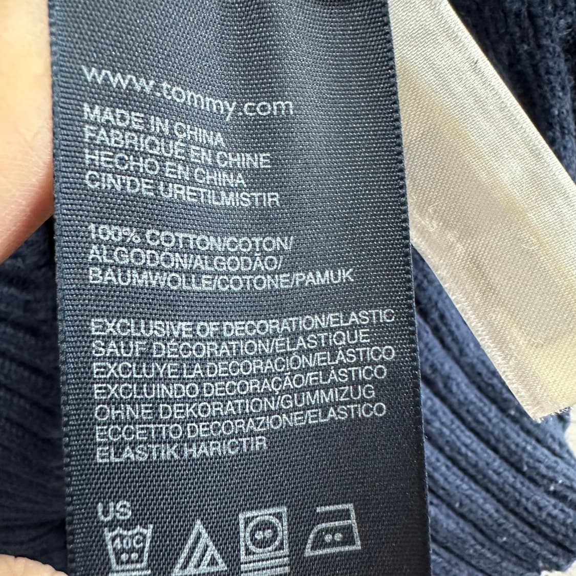 90 타미힐피거 남자 니트 집업 상품이미지4