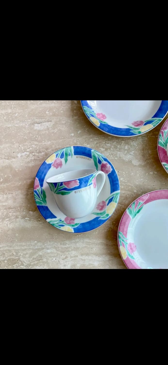 지방시 트리오 찻잔 그릇 접시 6p세트 상품이미지8