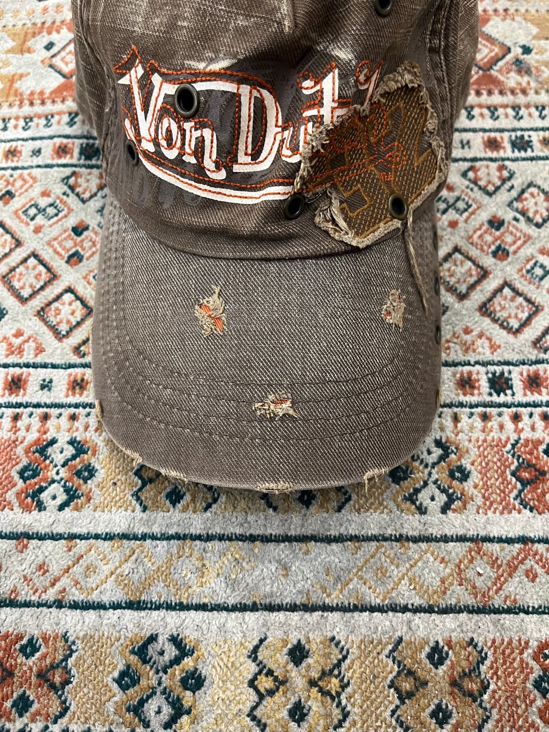 본더치 데미지 볼캡 브라운 #csz3043 상품이미지5