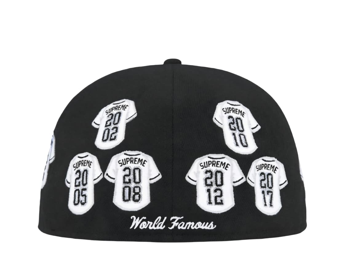 슈프림 x 뉴에라 저지 박스로고 블랙 - 24FW 상품이미지2