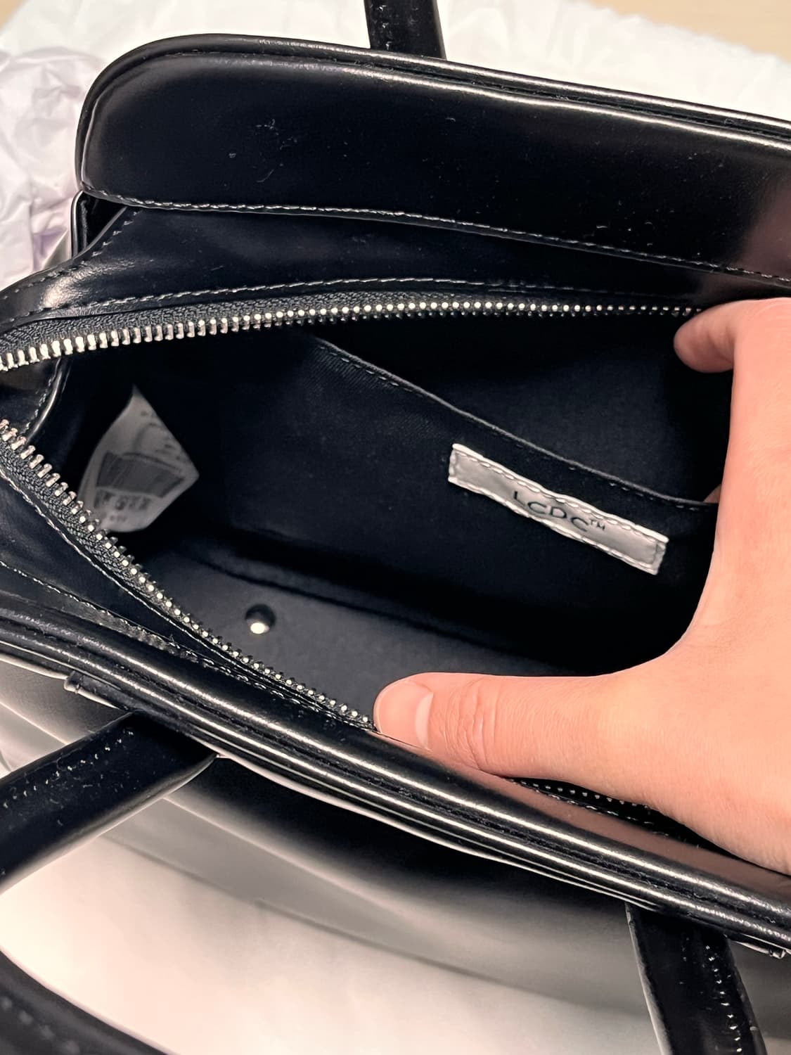 LCDC 볼링 토트백 블랙 상품이미지6