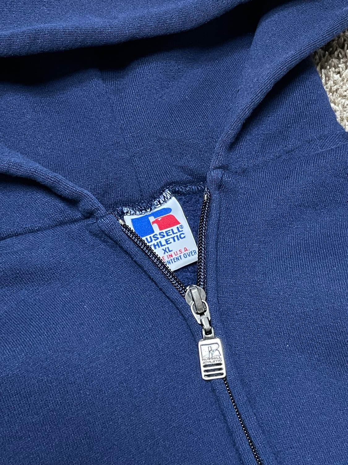 90s russell athletic hoodie zip 러셀 상품이미지5