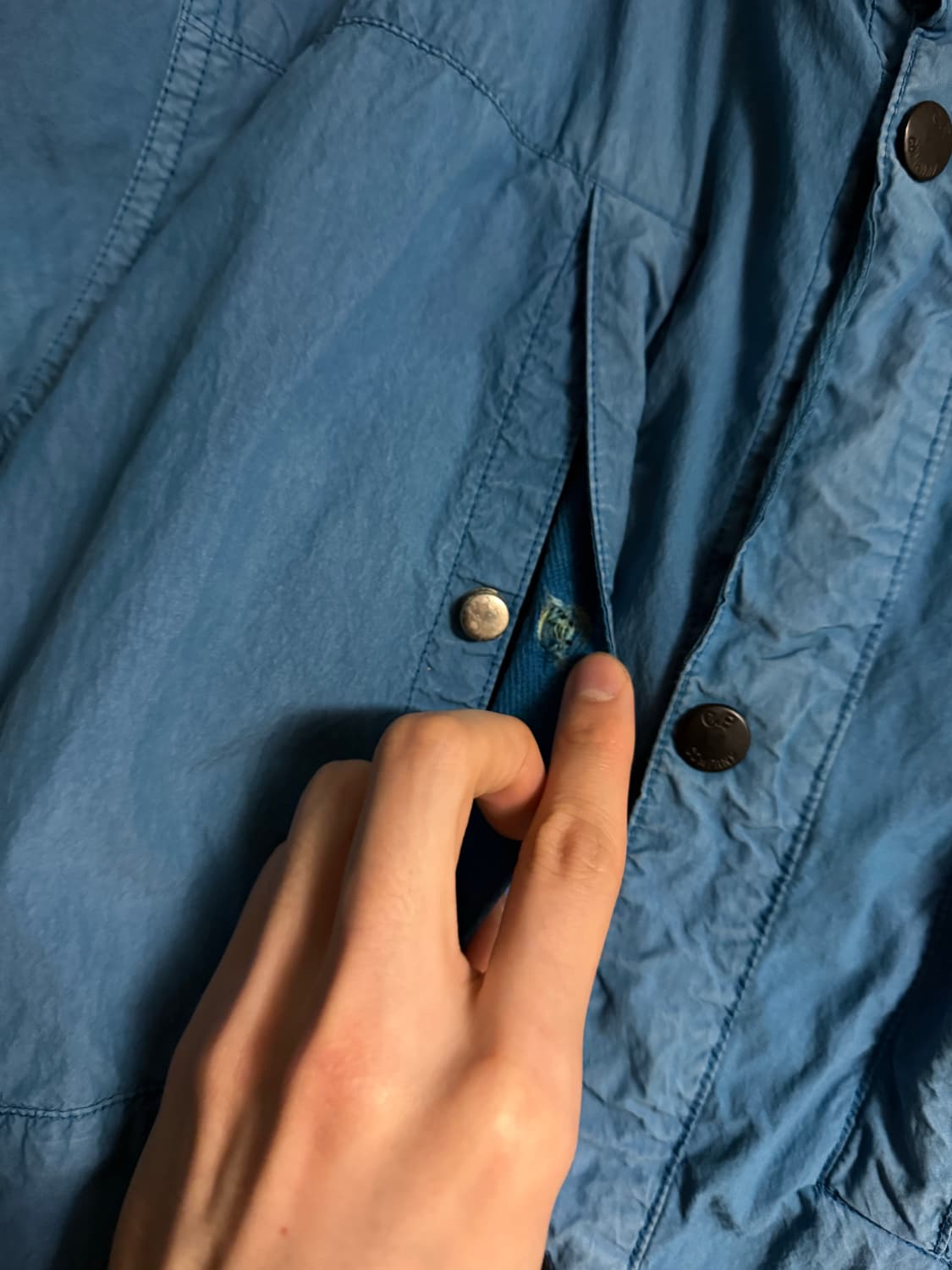 Cp 컴퍼니 고글 바람막이 블루 105 사이즈 팝니다 상품이미지6