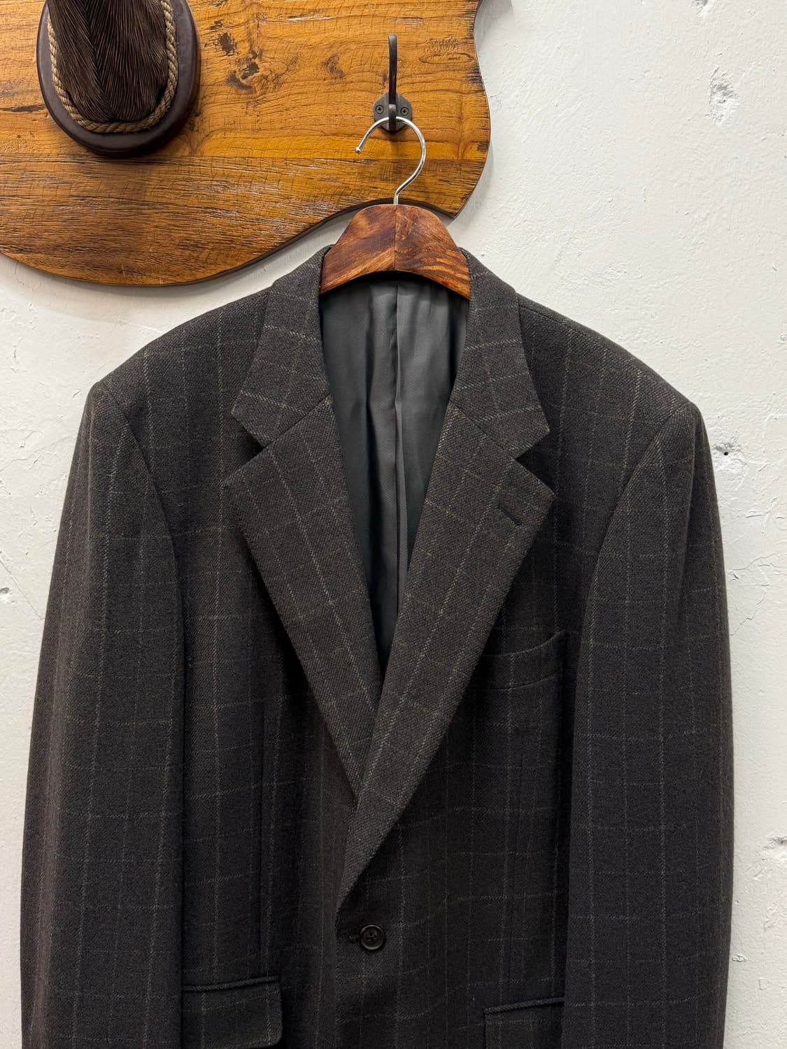 L) Aquascutum Plaid Tailored Jacket 상품이미지1