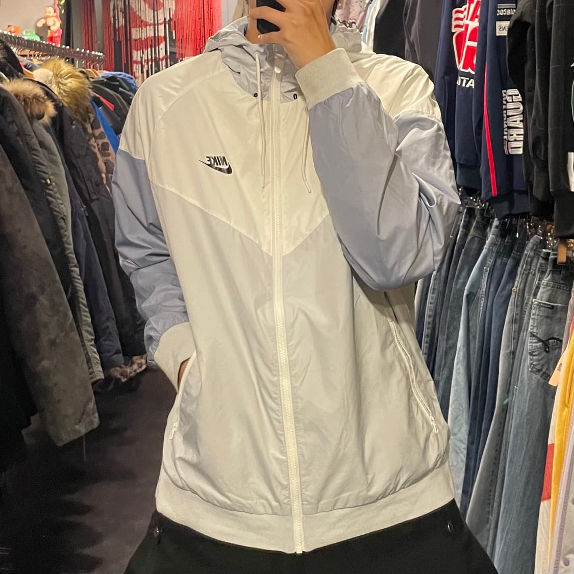 [IM] NIKE 나이키 화이트 바람막이 상품이미지3