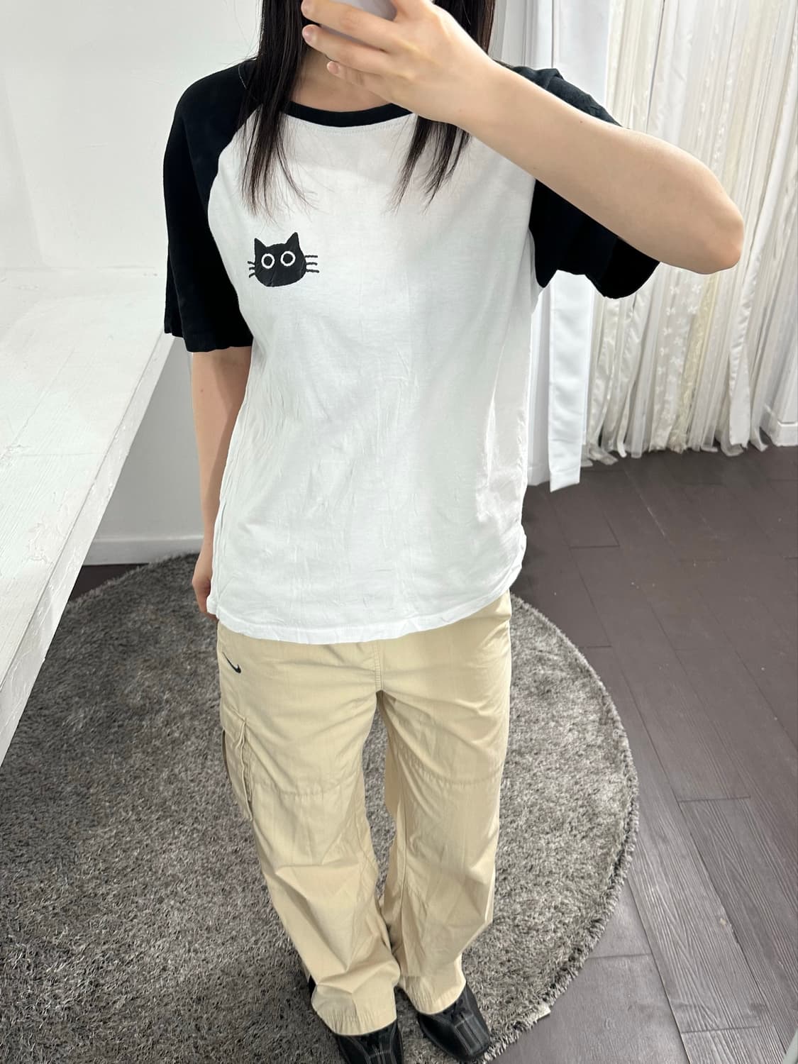 cat raglan top  상품이미지3