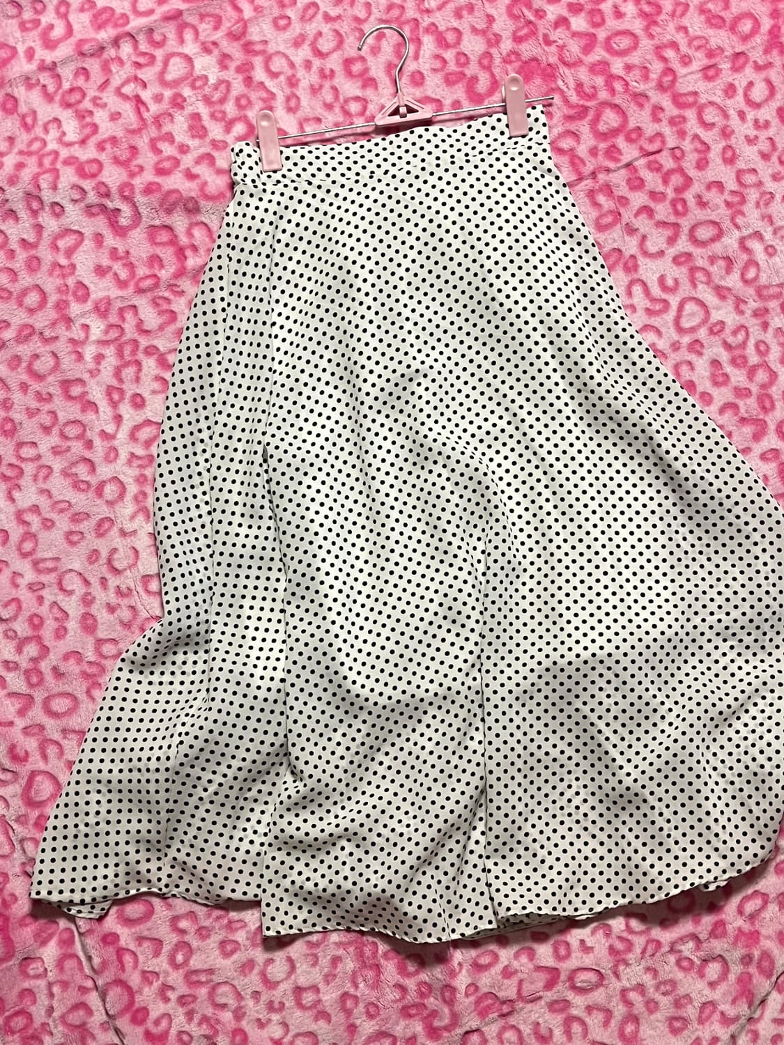 Polka dot 쉬폰 스커트 상품이미지2