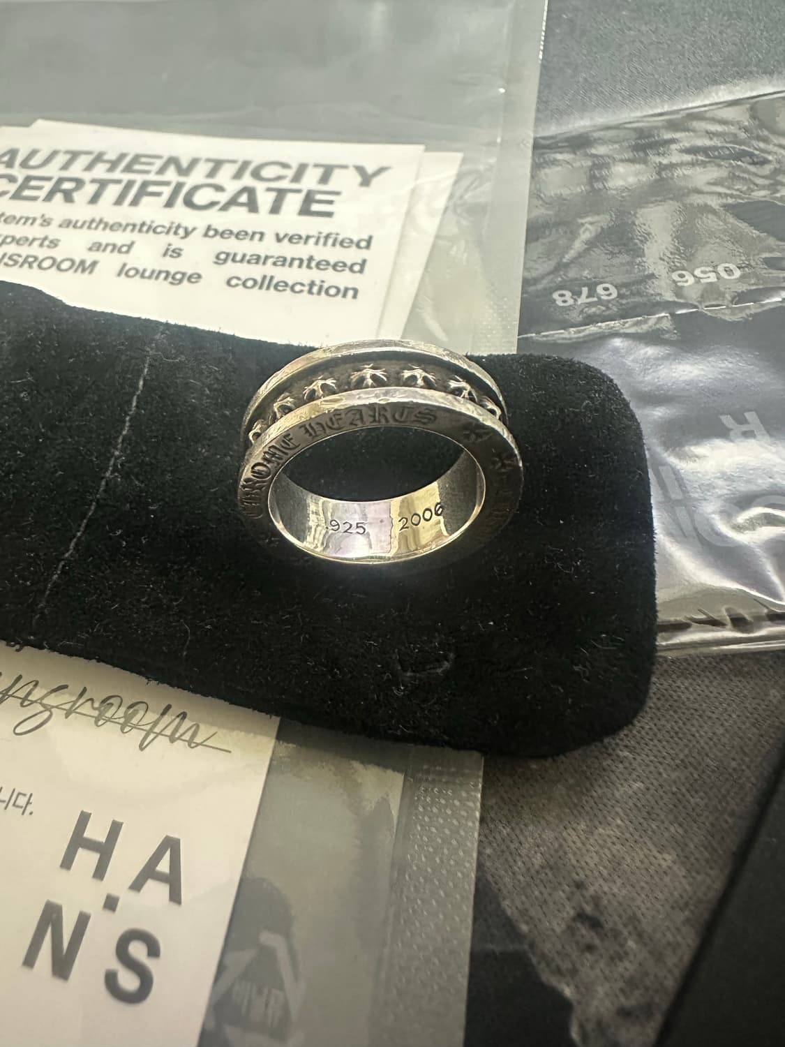 [US8, 국내 17호] 크롬하츠 미니플러스링 상품이미지2