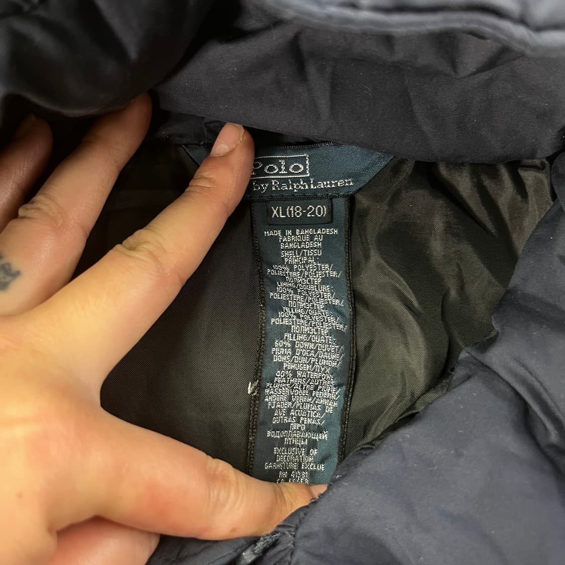 100 폴로랄프로렌 푸퍼 레드포니 패딩 상품이미지3