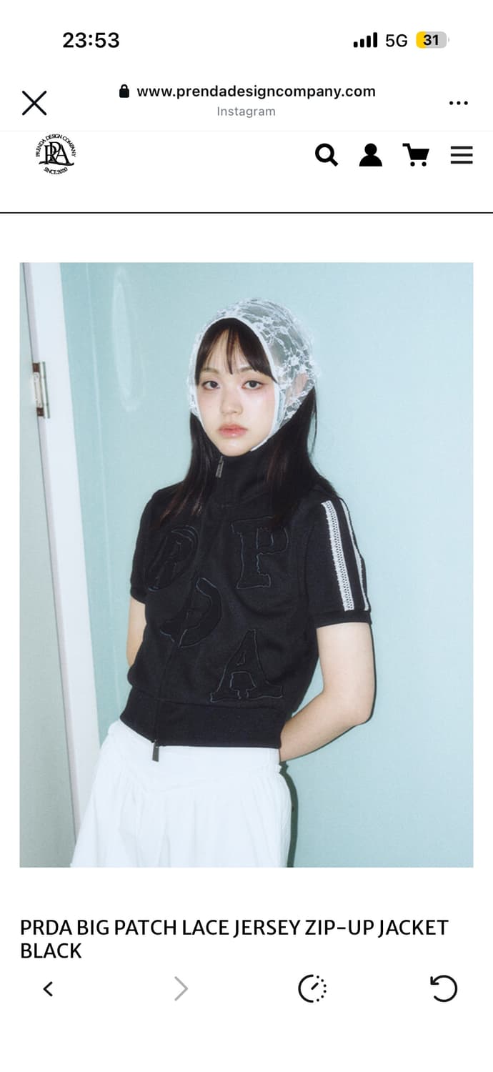 프렌다 져지 반팔집업(새상품) 상품이미지1