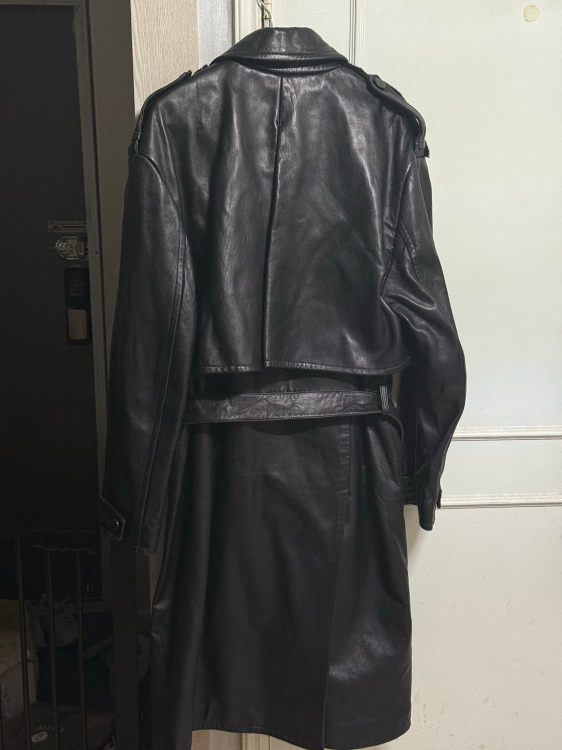 남자양가죽롱자켓거의새것 상품이미지5