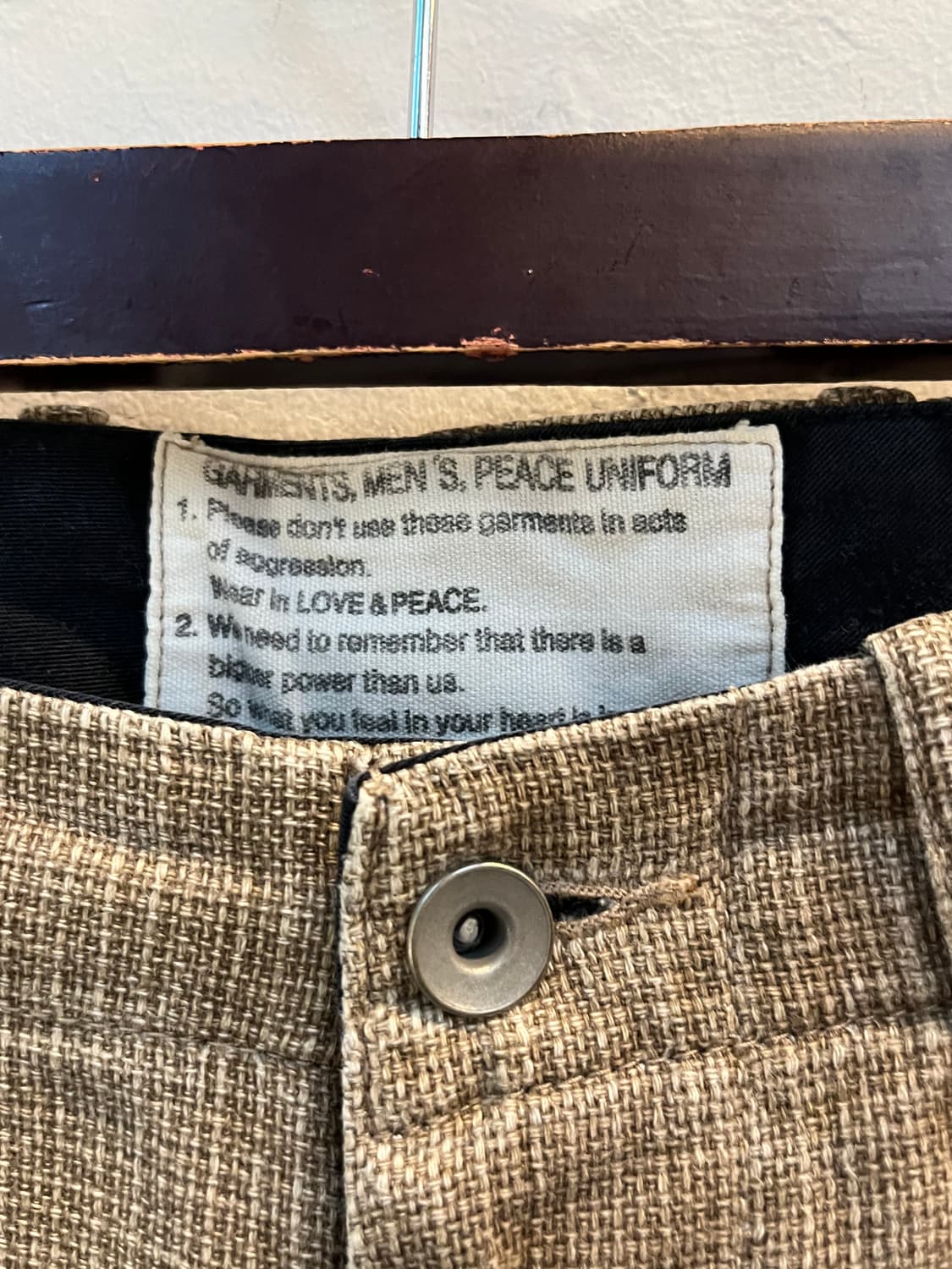 Johnbull SACK DENIM 팬츠 브라운 W28-30 상품이미지3
